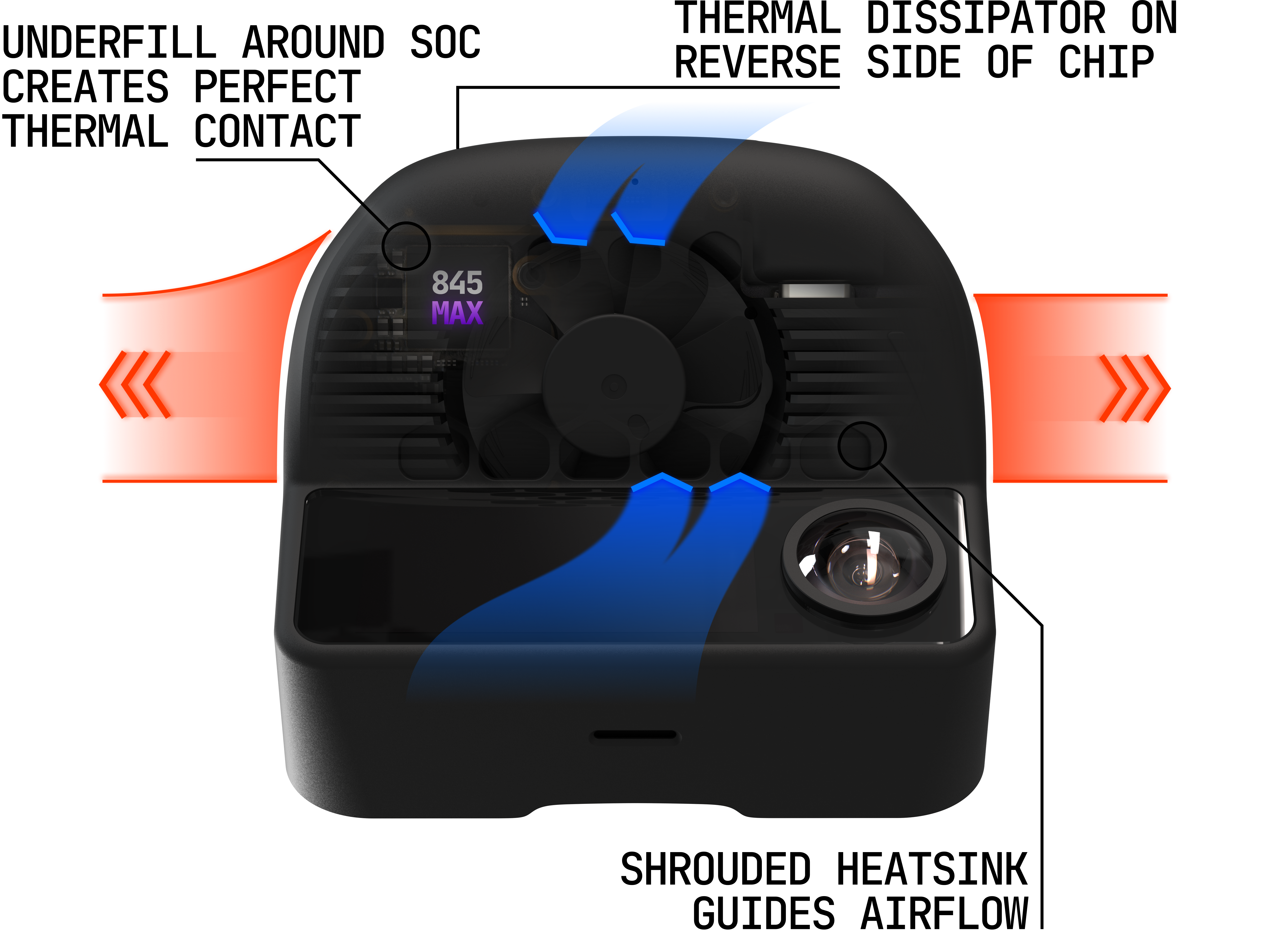 comma four cooling system